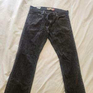Levi's Black Straight Jeans Classic Denim